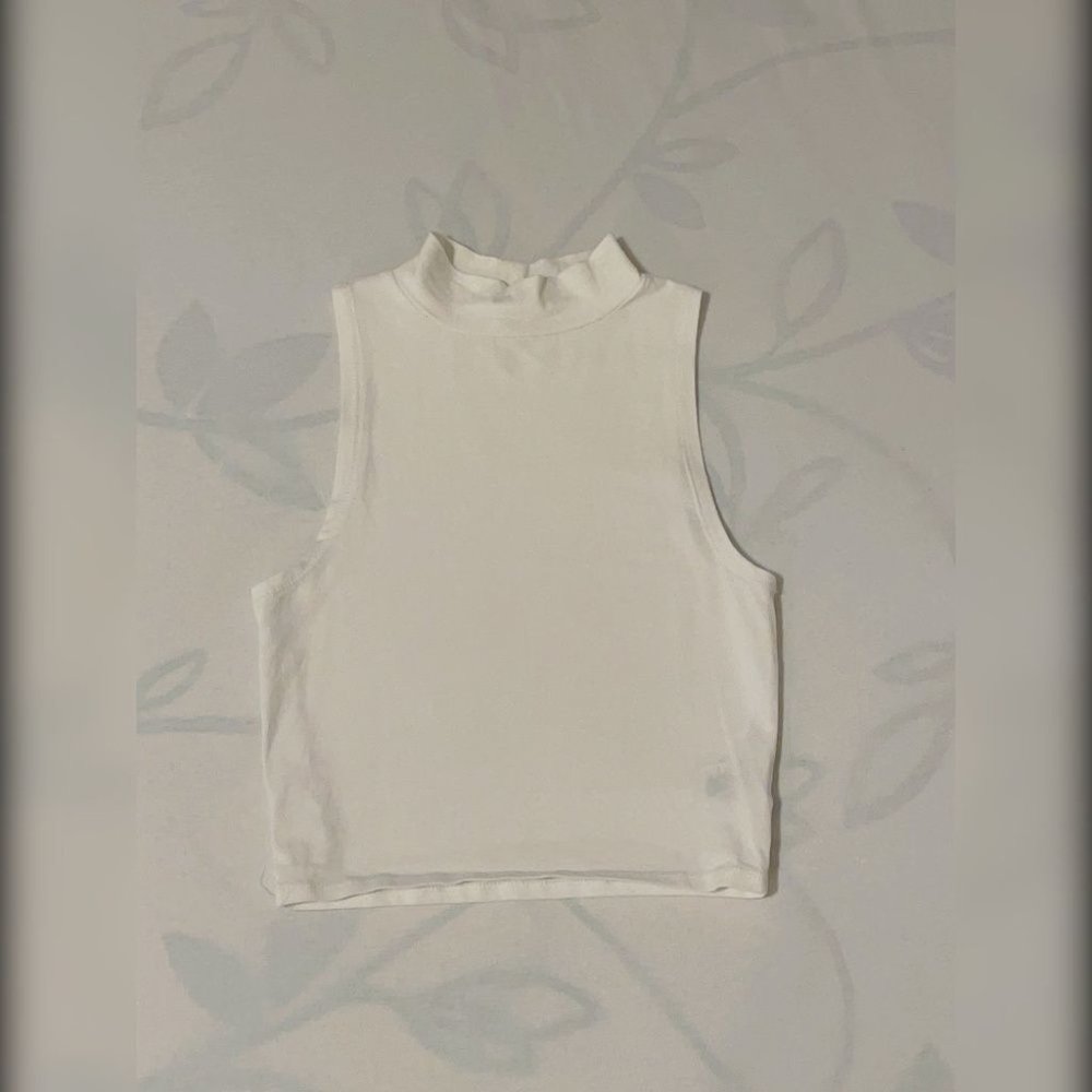 White Crop Top